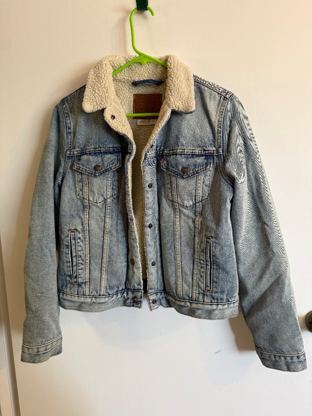 Levi's Premium Jean Jacket with Sherpa Lining